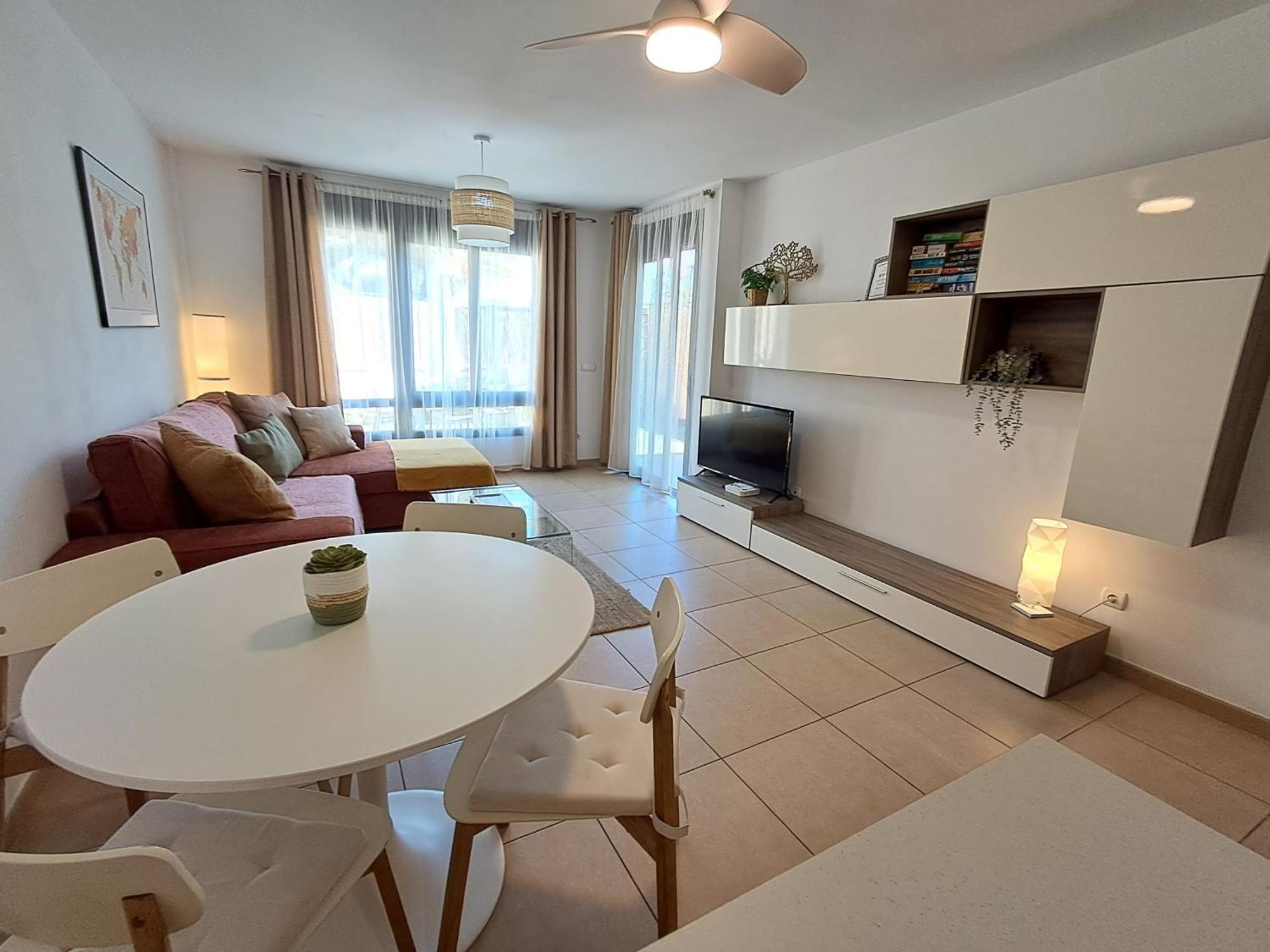 Spacious Apartment With Large Private Garden In Palm Mar Buitenkant foto