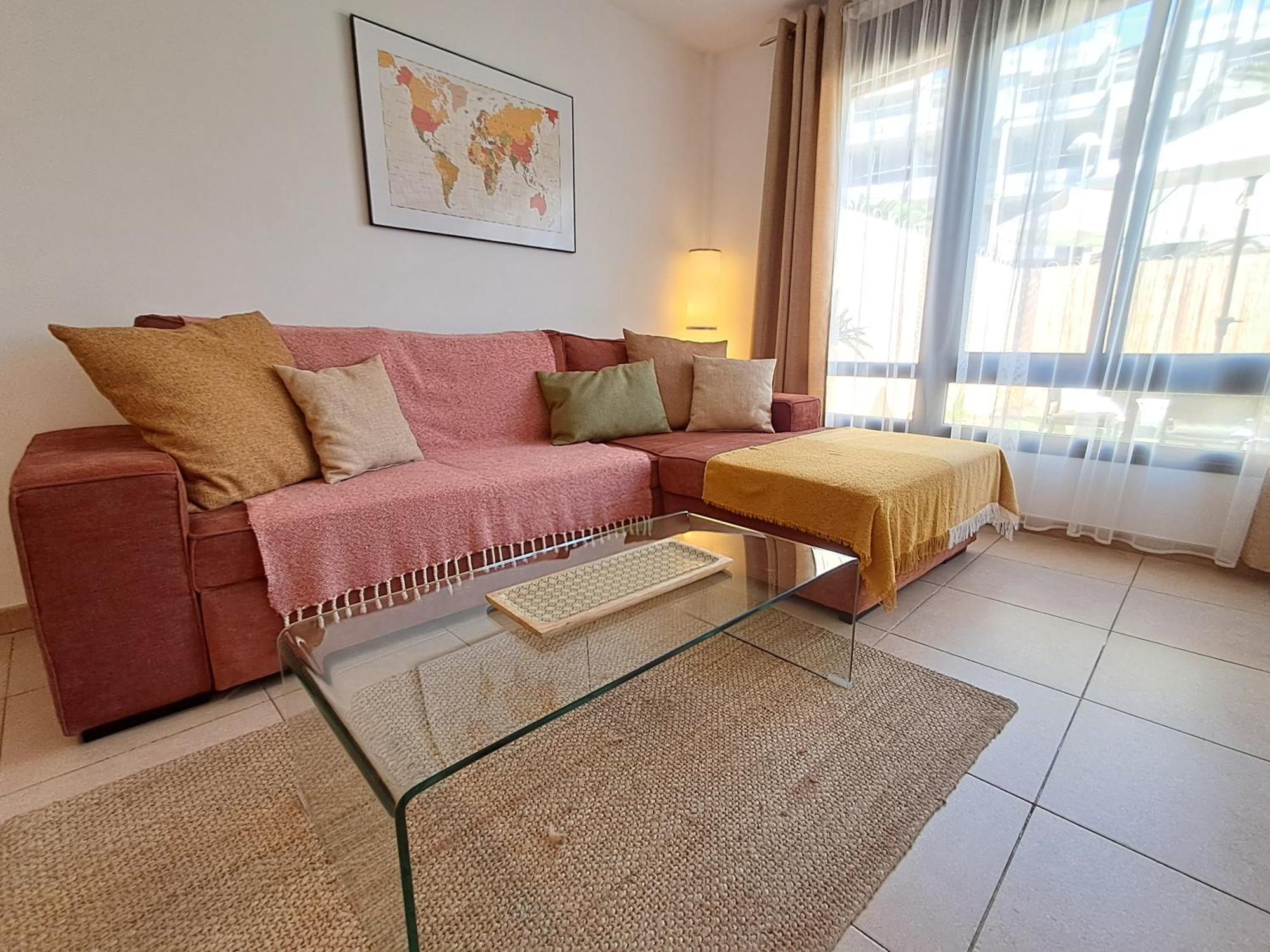 Spacious Apartment With Large Private Garden In Palm Mar Buitenkant foto